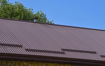 typical Hebburn New Town corrugated roof uses